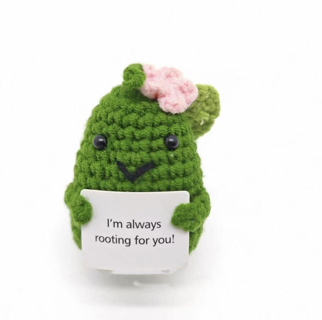 Crochet Cucumber Plush Decor