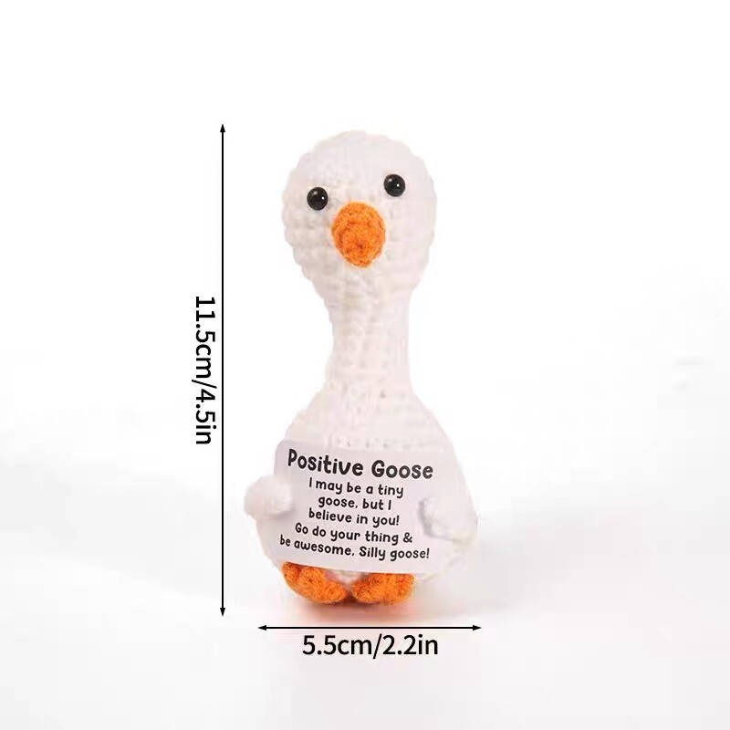 Crochet White Duck Plush Doll