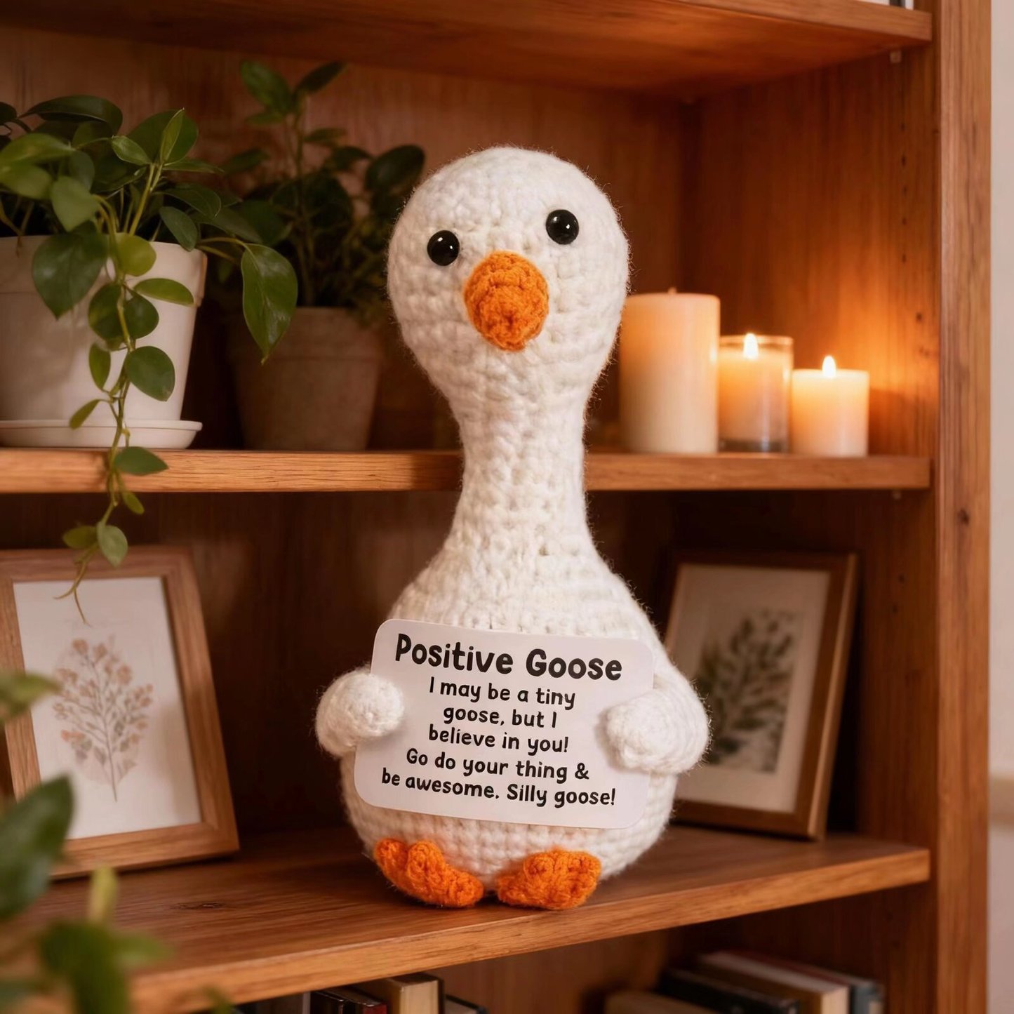 Crochet White Duck Plush Doll