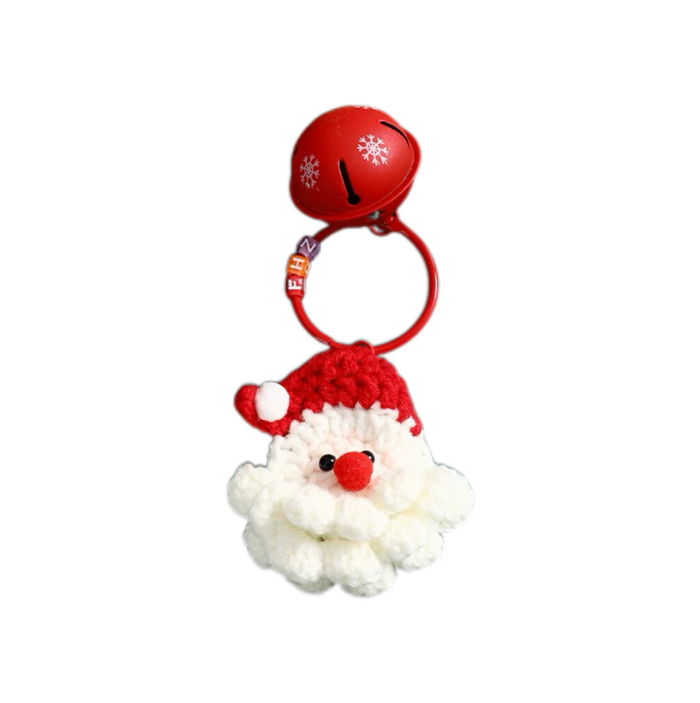 Christmas Santa Crochet Keychain