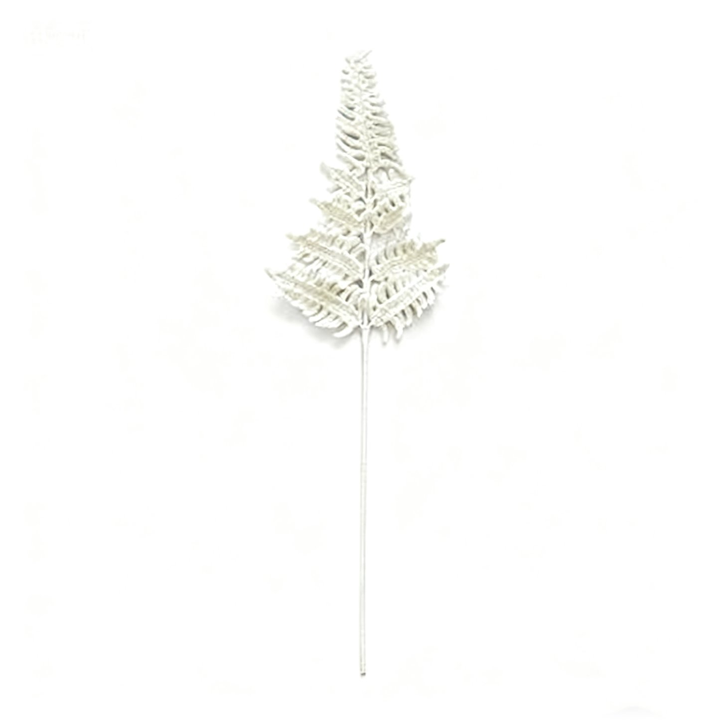 Crochet White Fern Stem Decor