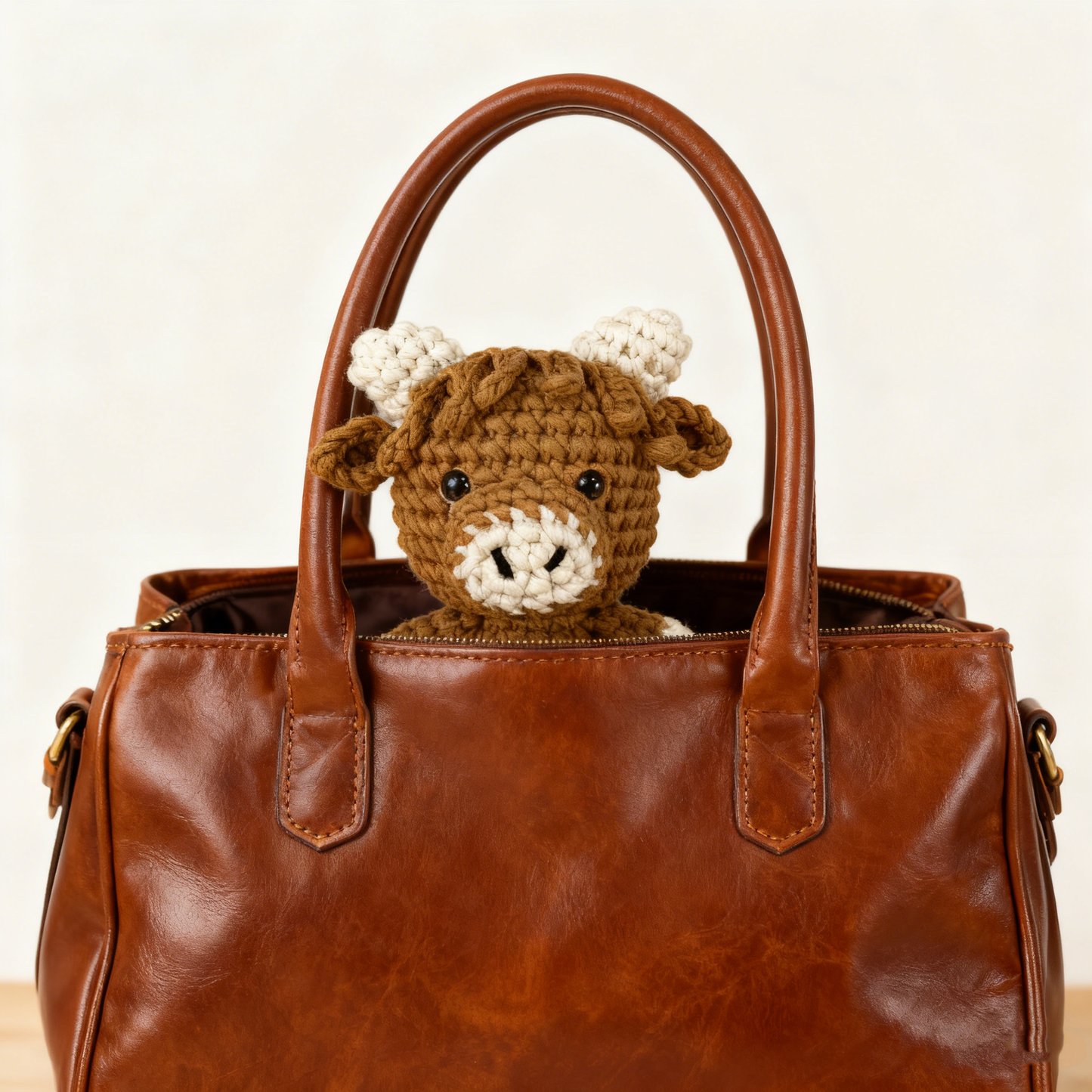 Crochet Highland Cow Doll Kit Beginner Craft Set