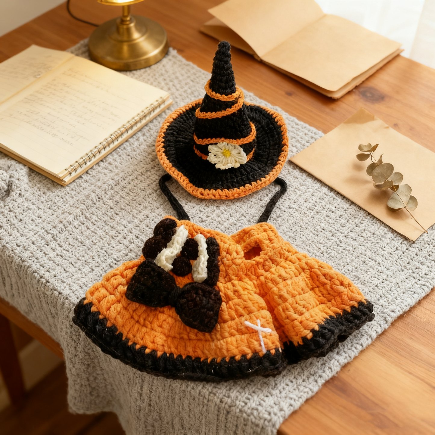 Crochet Witch Doll Outfit Set