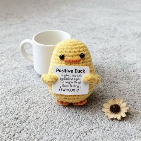 Eco-Friendly Duck Doll Keychain Craft Kit