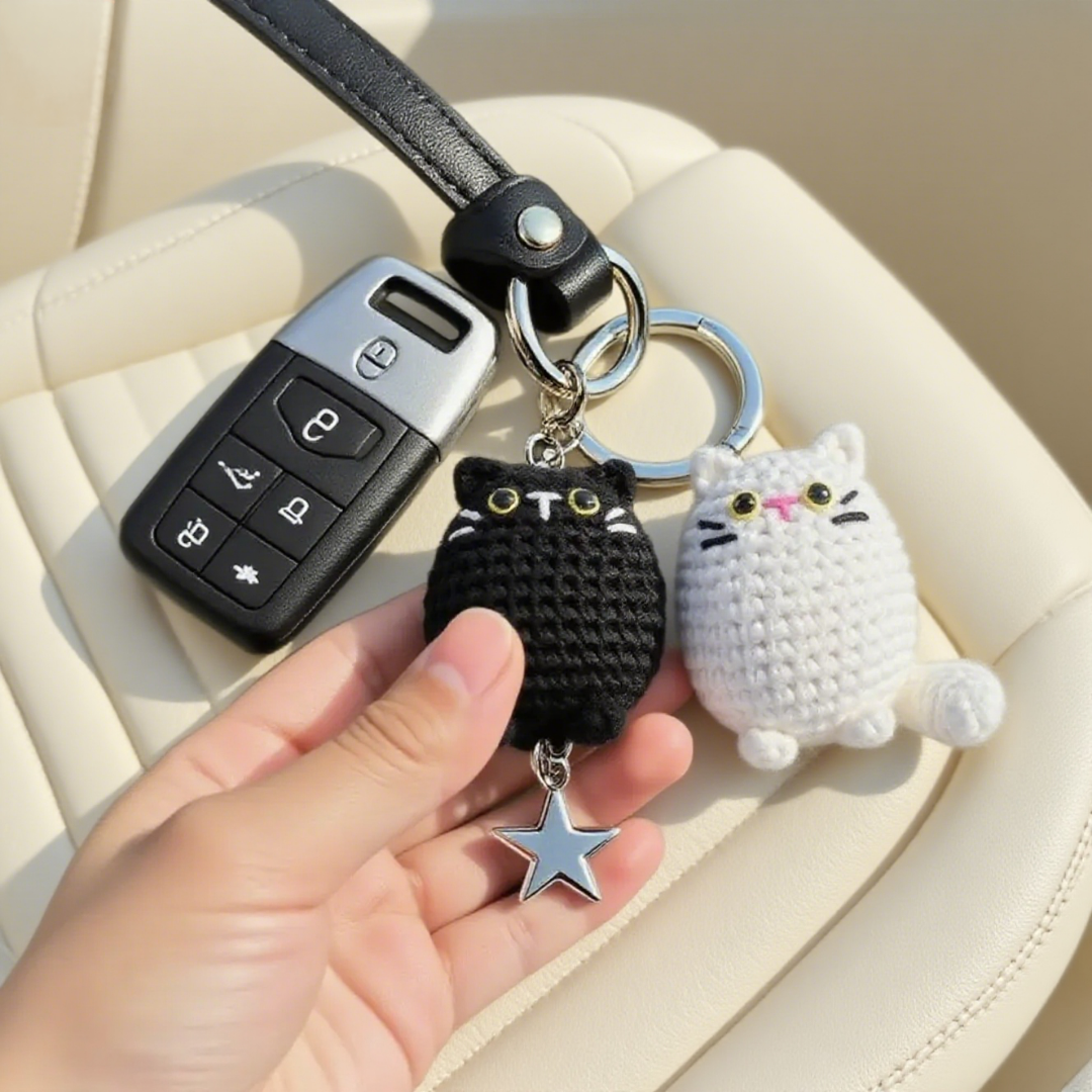 Crochet Cat Doll Kit Easy Plush Amigurumi