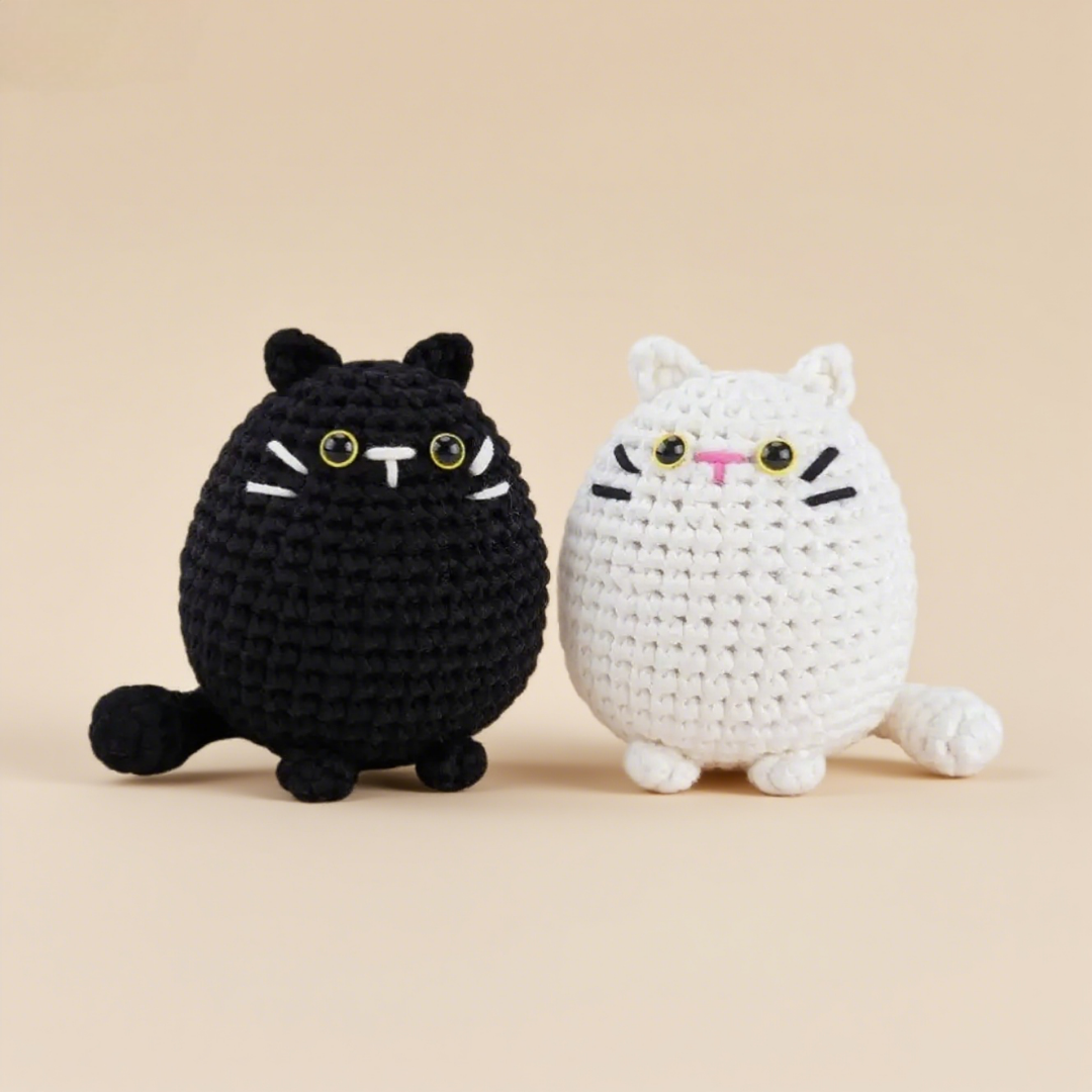 Crochet Cat Doll Kit Easy Plush Amigurumi