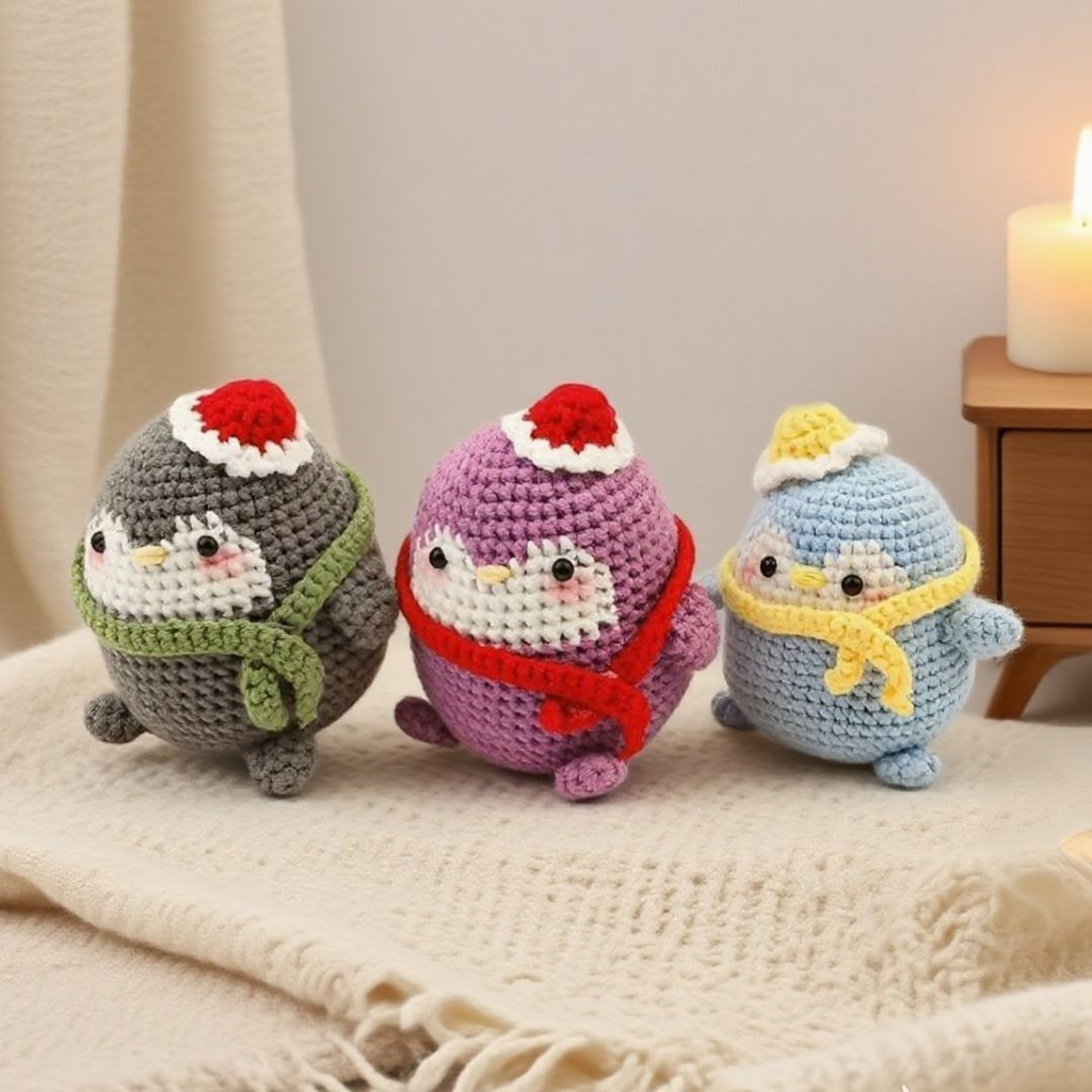 Crochet Animal Doll Starter Kit Premium Yarn Set
