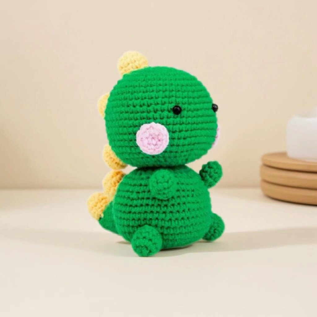Crochet Dinosaur Animal Kit Soothing Amigurumi Craft