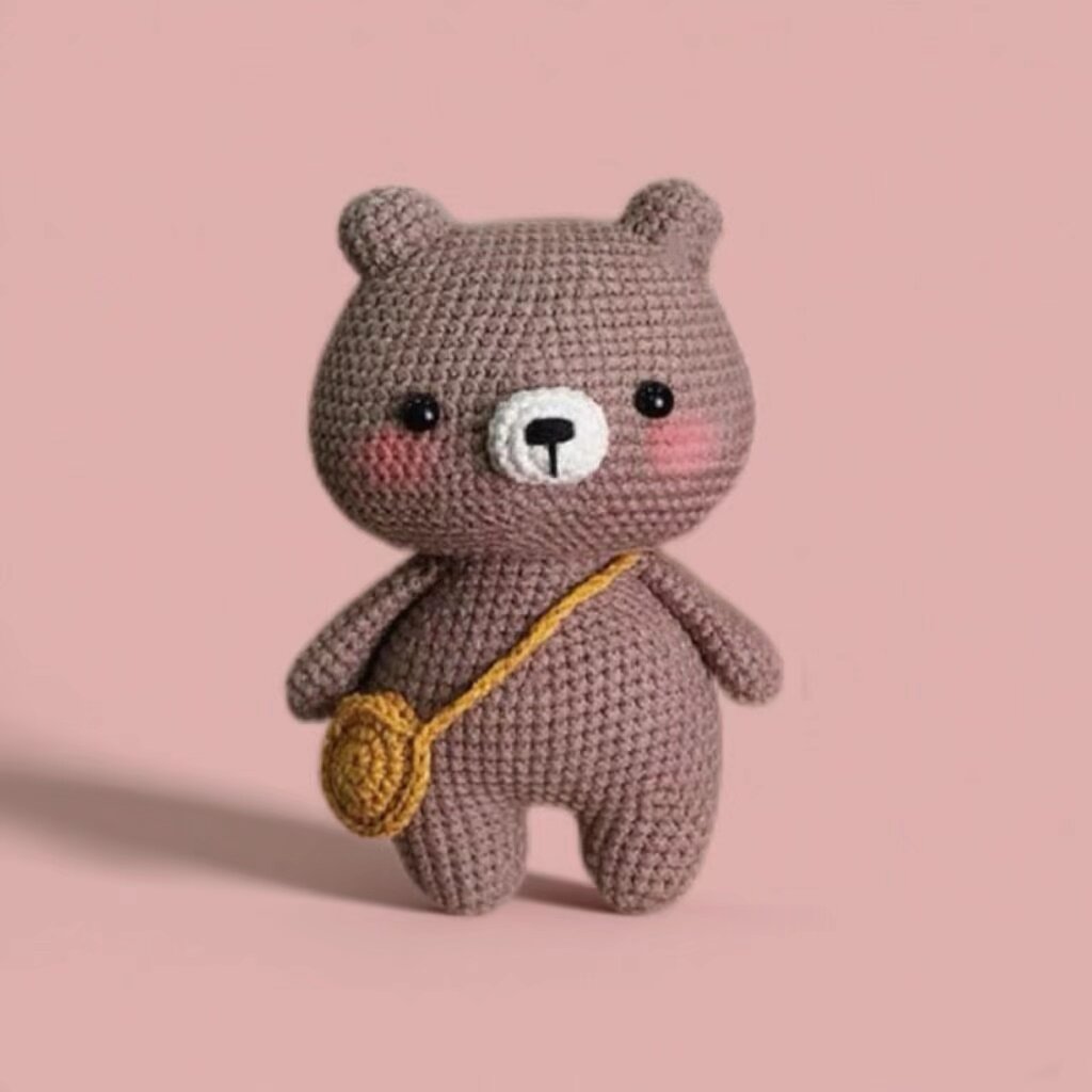 Crochet Teddy Bear Doll Kit Easy Beginner Toy