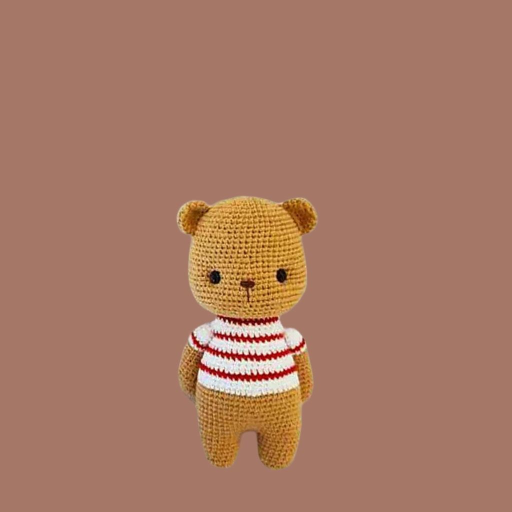 Crochet Bear Amigurumi Kit Soft Plush Starter Pack