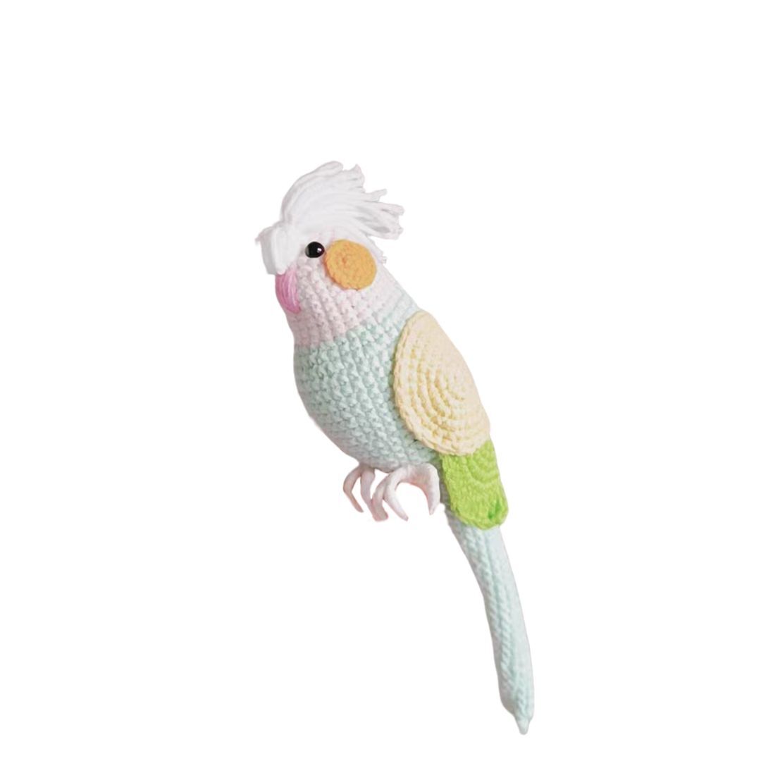 Crochet Cockatoo Doll Kit Cute Parrot Plush