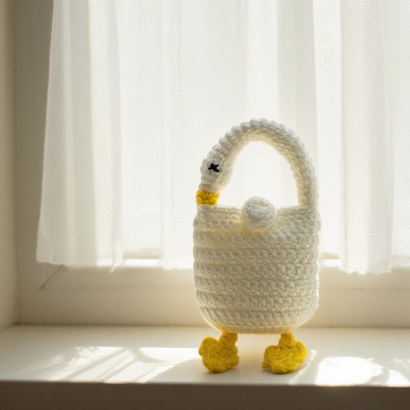 Crochet Duck Purse Plush DIY Kit