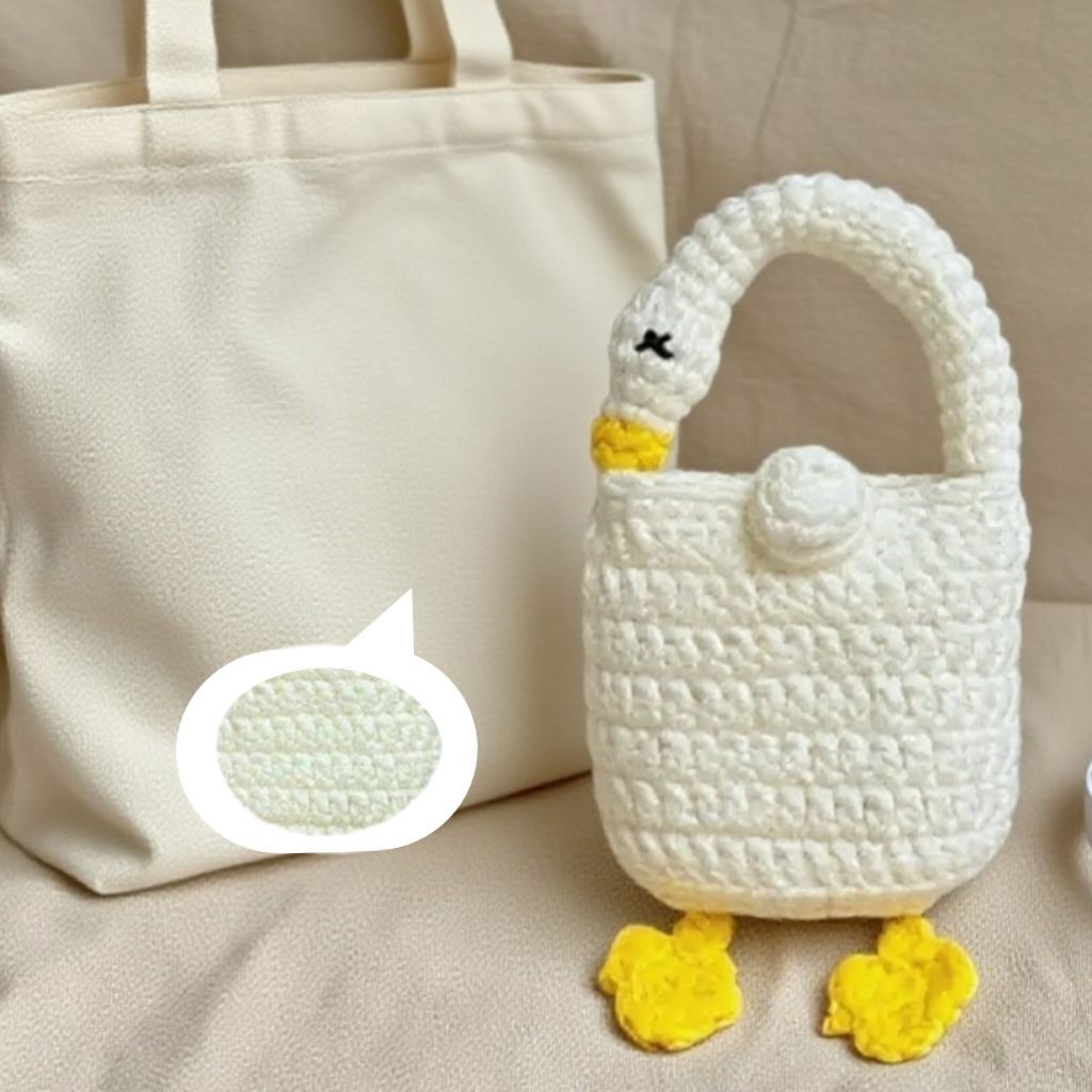 Crochet Duck Purse Plush DIY Kit