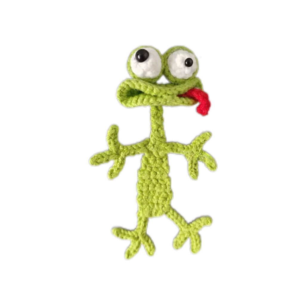 Crochet Frog Bookmark DIY Craft Kit