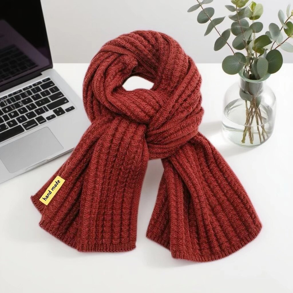 Crochet Scarf Knitting Kit Cozy Winter Accessory