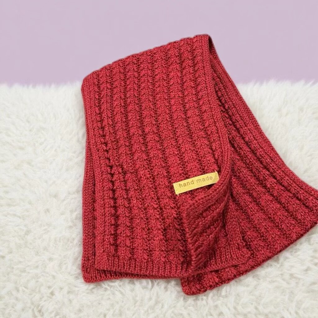 Crochet Scarf Knitting Kit Cozy Winter Accessory