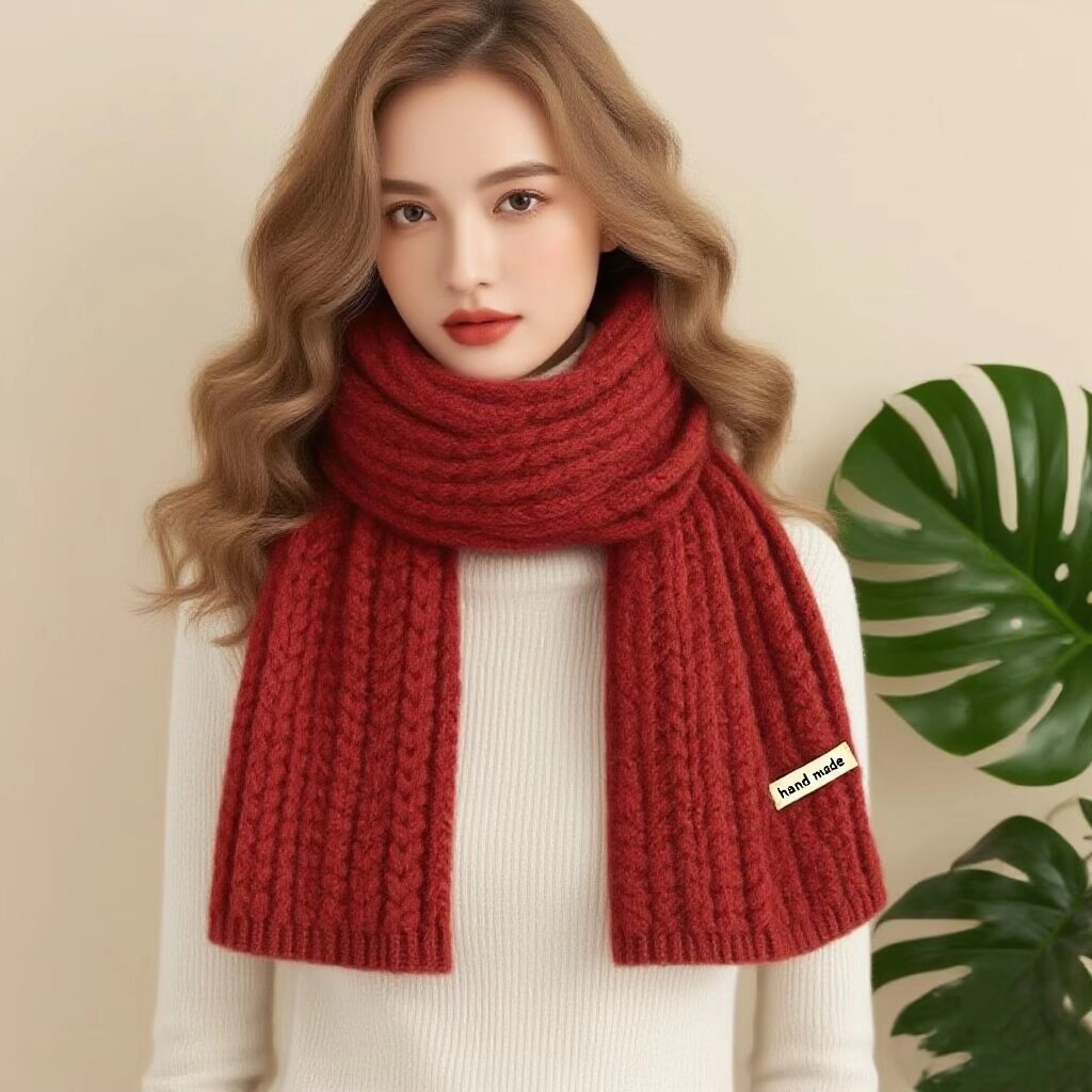 Crochet Scarf Knitting Kit Cozy Winter Accessory