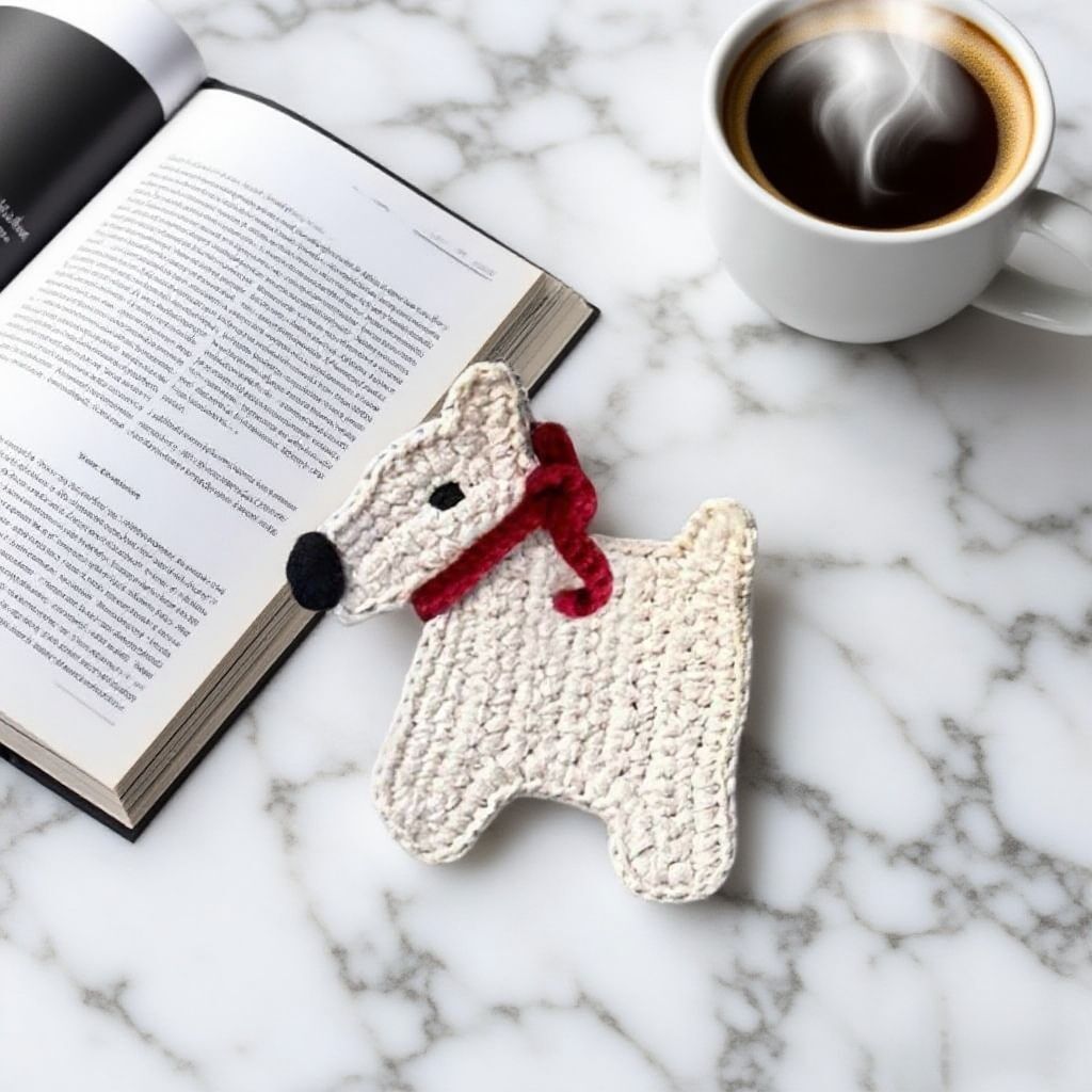 Crochet Dog Pendant Small Animal Charm