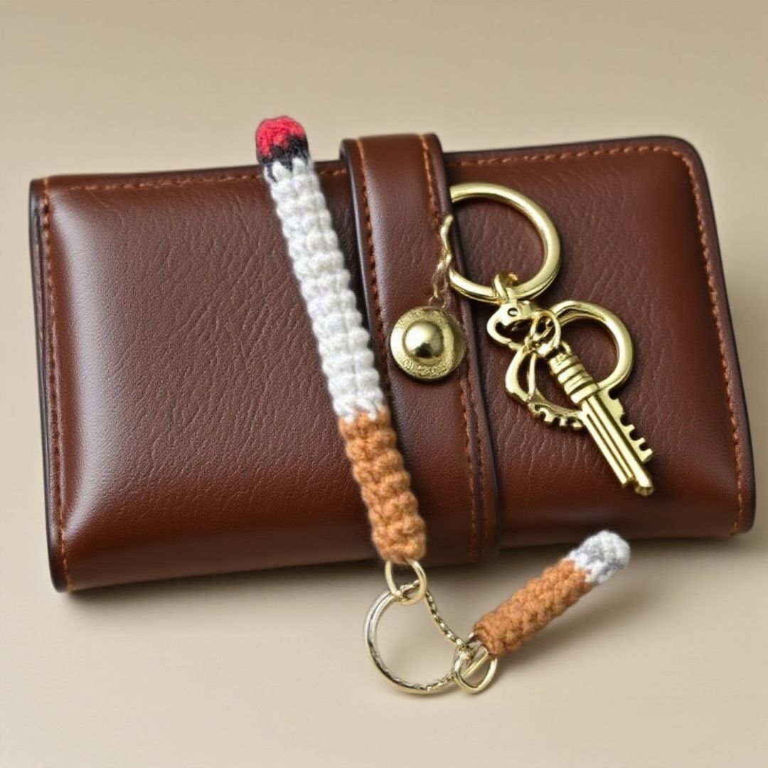 Crochet Matchstick Keychain DIY Kit