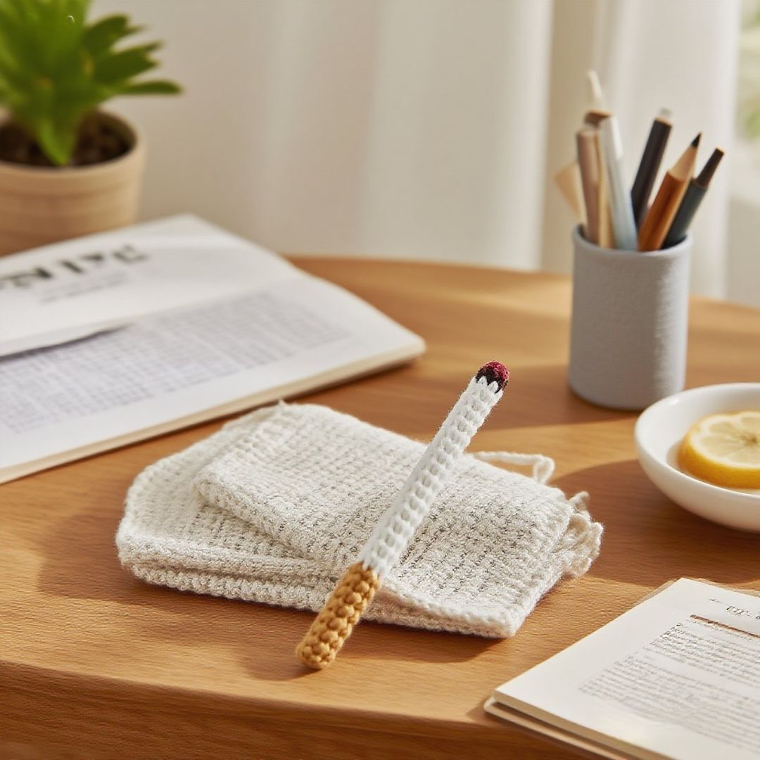 Crochet Matchstick Keychain DIY Kit