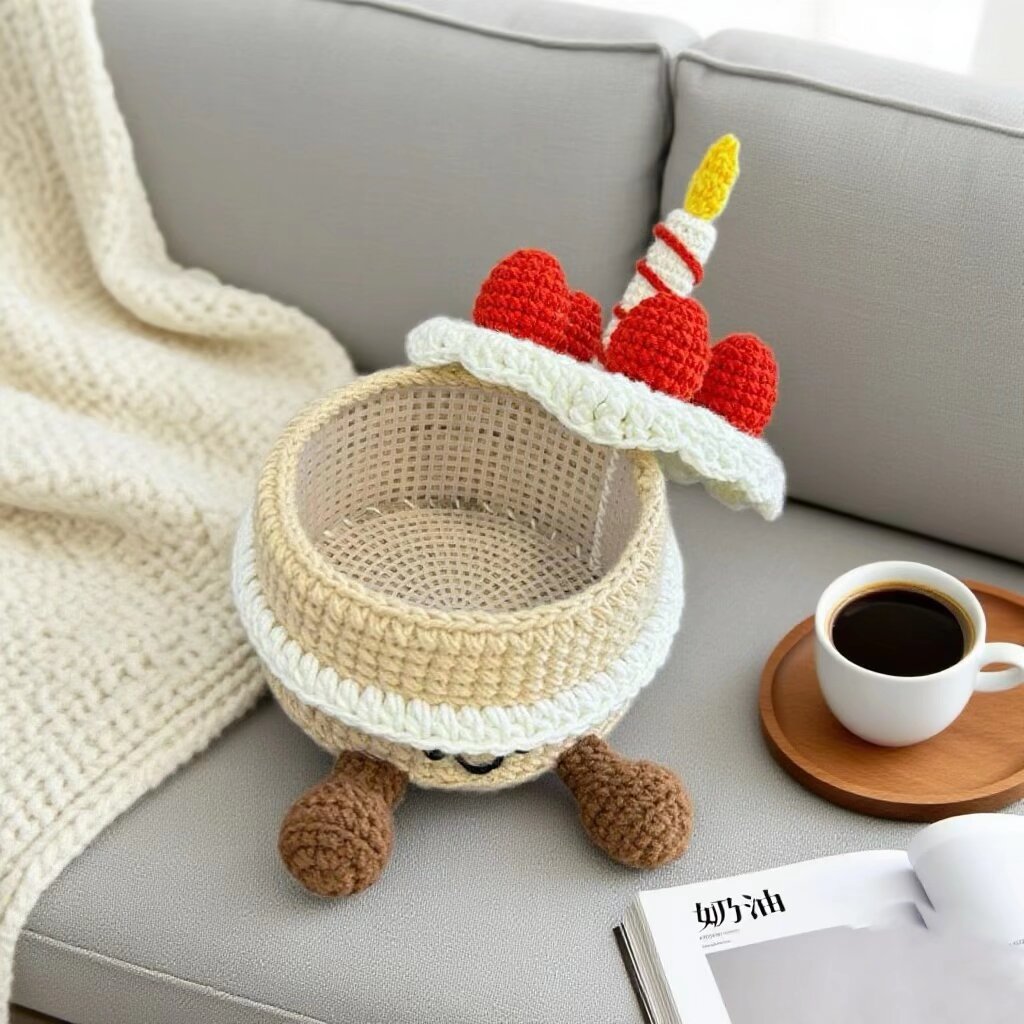 Crochet Birthday Cake Plush Kit