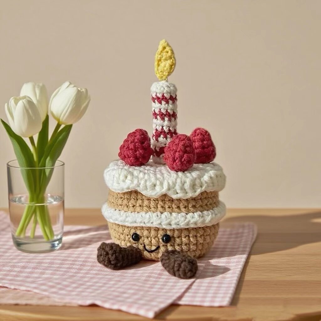 Crochet Birthday Cake Plush Kit