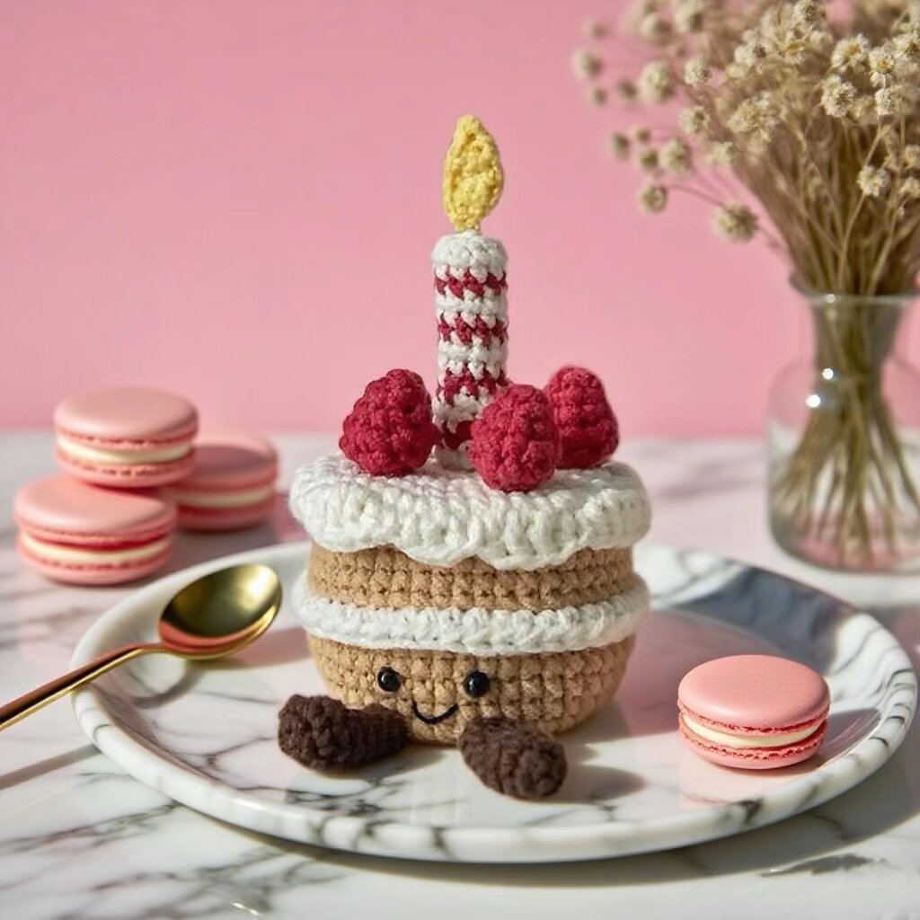 Crochet Birthday Cake Plush Kit