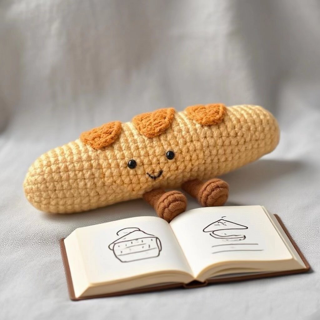 Crochet Baguette Amigurumi Plush Kit
