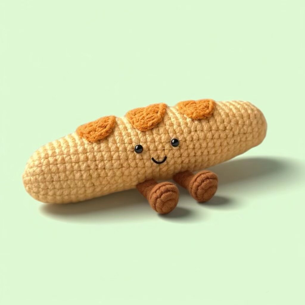 Crochet Baguette Amigurumi Plush Kit
