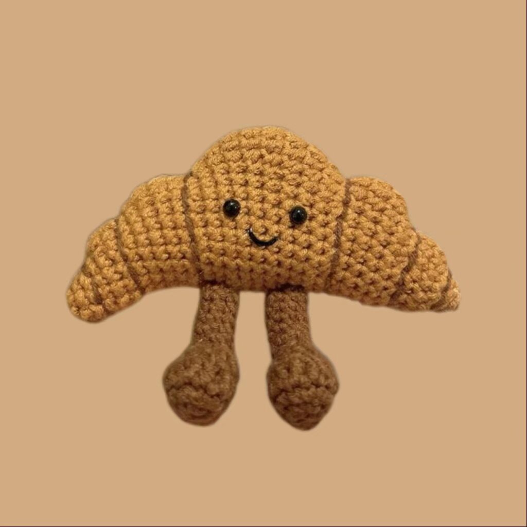 Crochet Egg and Croissant Plush Kit