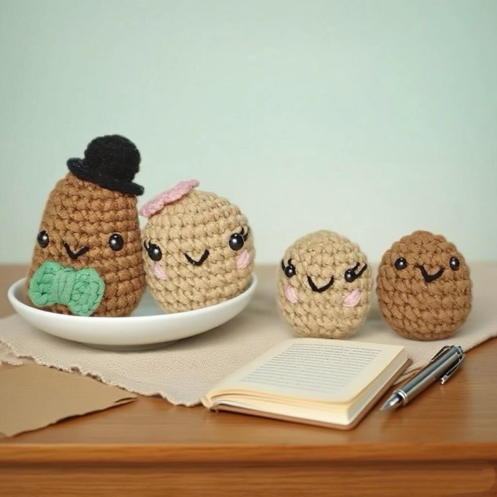 Crochet Potato Plush Amigurumi Kit