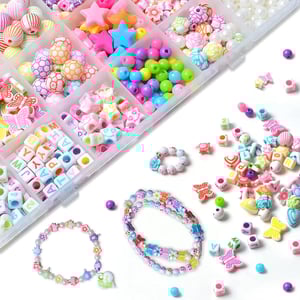 2024 Hot Selling Colorful Mixed Acrylic Beads Kit Manufacturers