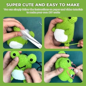 Wholesale Crochet Starter Kit Penguin Frog Owl Material Plush Doll Set