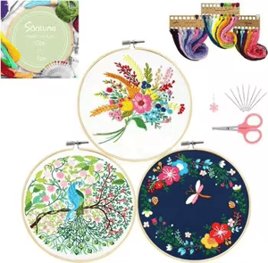 Wholesale Sell Cross Stitch Set Starter Handwork Making Needlework Kit