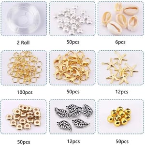 Factory Direct Selling 6mm Polymer Spacer Bead and 24 Letter Beads Set