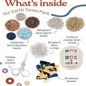 Factory Direct Selling Black Stone Polymer DIY Clay Beads Jewelry Kit