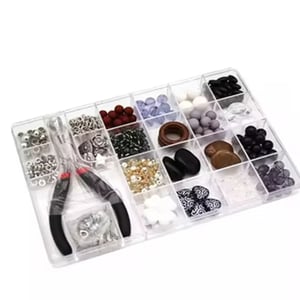 2024 Hot Sell 22 Grids Green Brown Color Style DIY Jewelry Making Kit