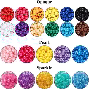Factory Direct Selling 6x9mm Plastic Acrylic Bucket Bead Kit
