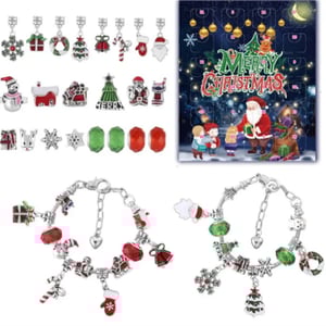 Christmas Advent Calendar Fashion Jewelry DIY New Years Countdown Gift