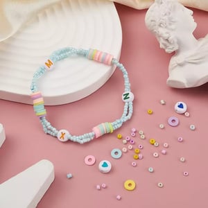 Factory Wholesale Rainbow Box Colorful Glass Seed Beads DIY Beaded Kit
