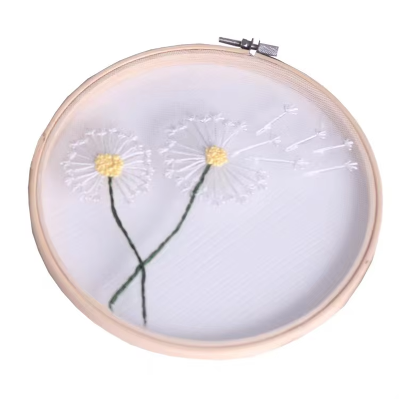 Wholesale Beginner Gauze Embroidery Set DIY Sewing Yarn Material Pack