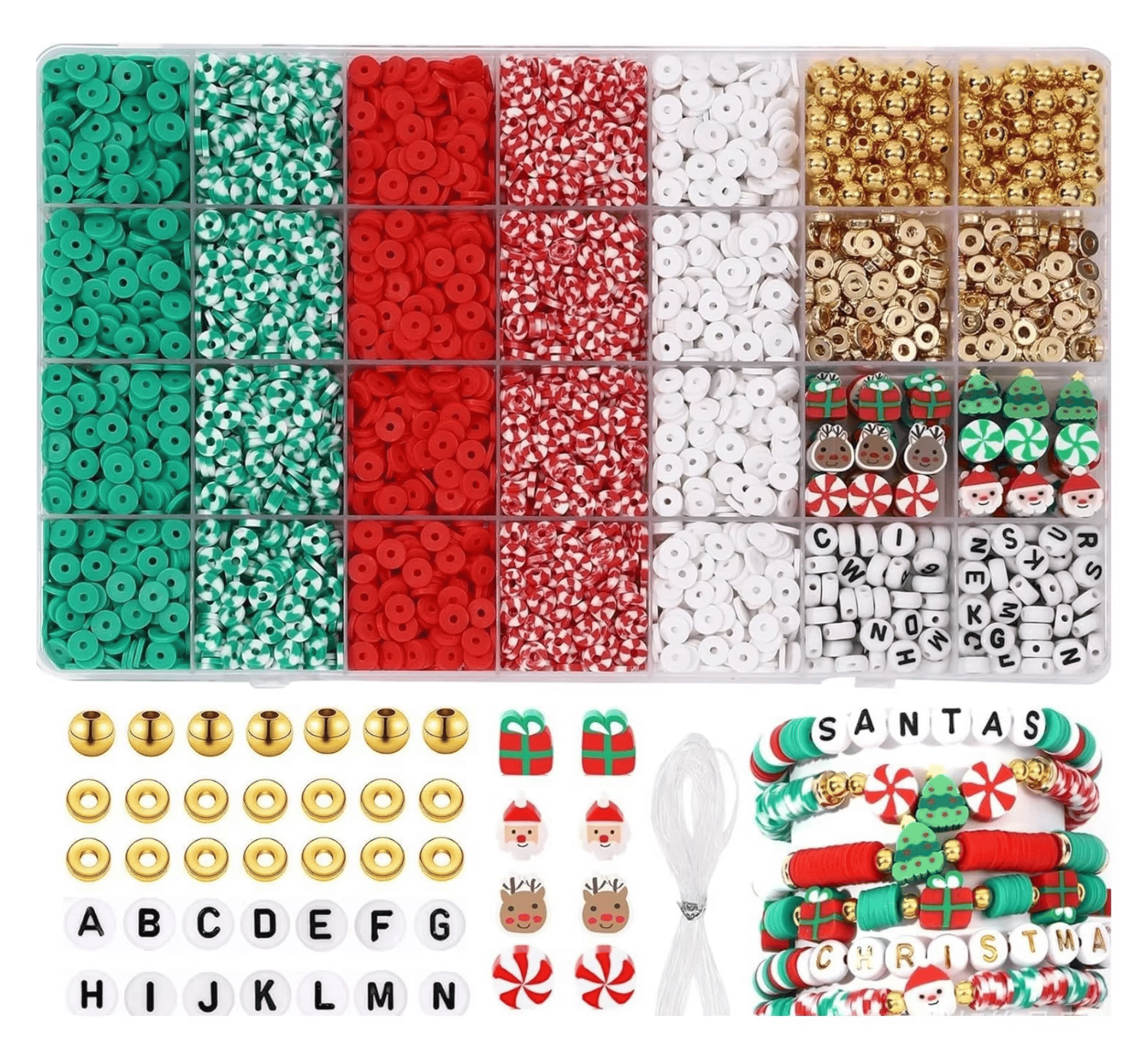 Factory Direct Selling Polymer Clay Beads Set Creative Christmas DIY Making Kits