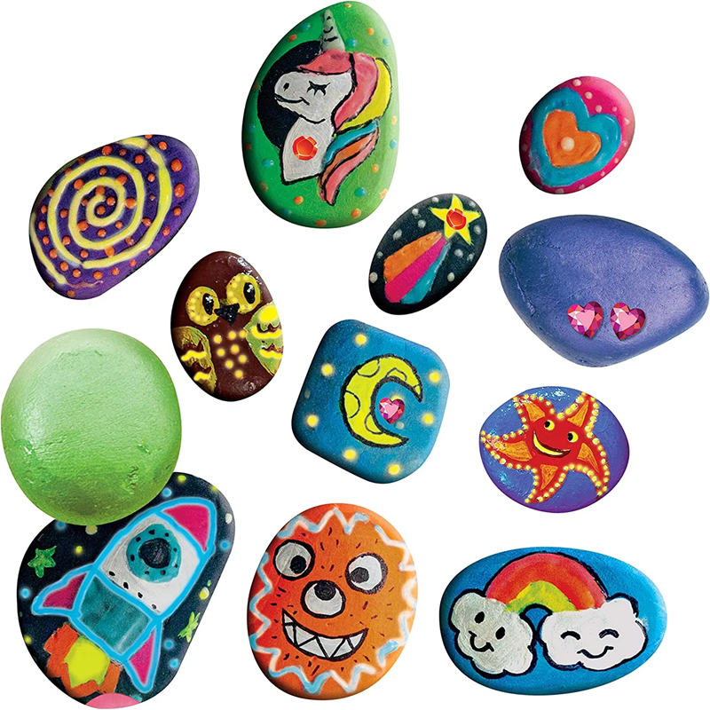 Wholesale Hot Sell DIY Stone Rock Painting Kits