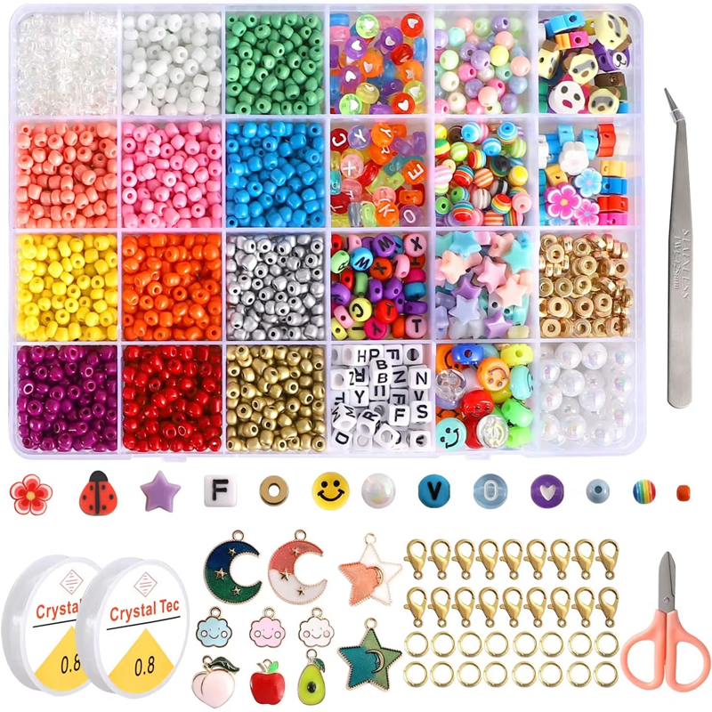 Factory Direct Selling Polymer Clay Pearl Glass Seed Beads Set