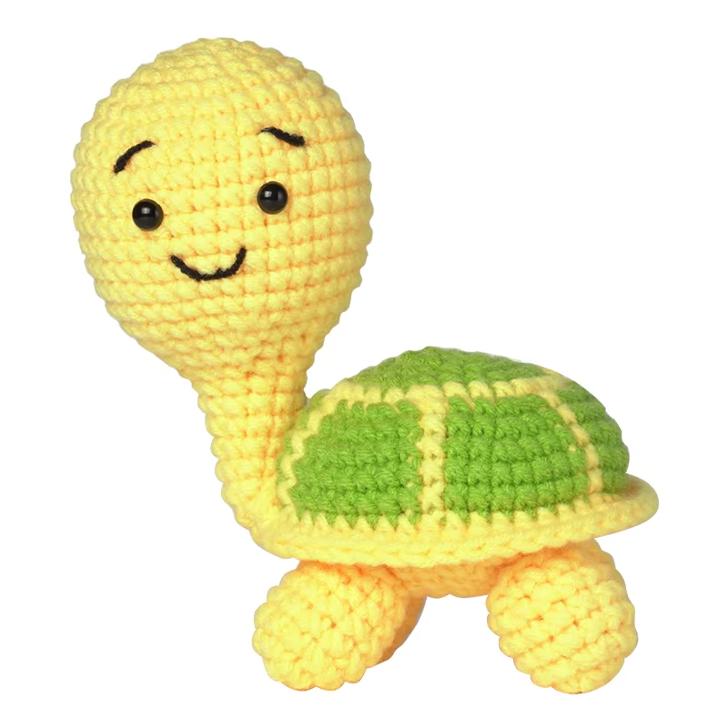 Factory New Product Crochet Animal Kits Novice DIY Knitting Turtle Set