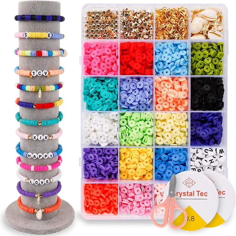 Heishi Clay Bead Bracelet Kit