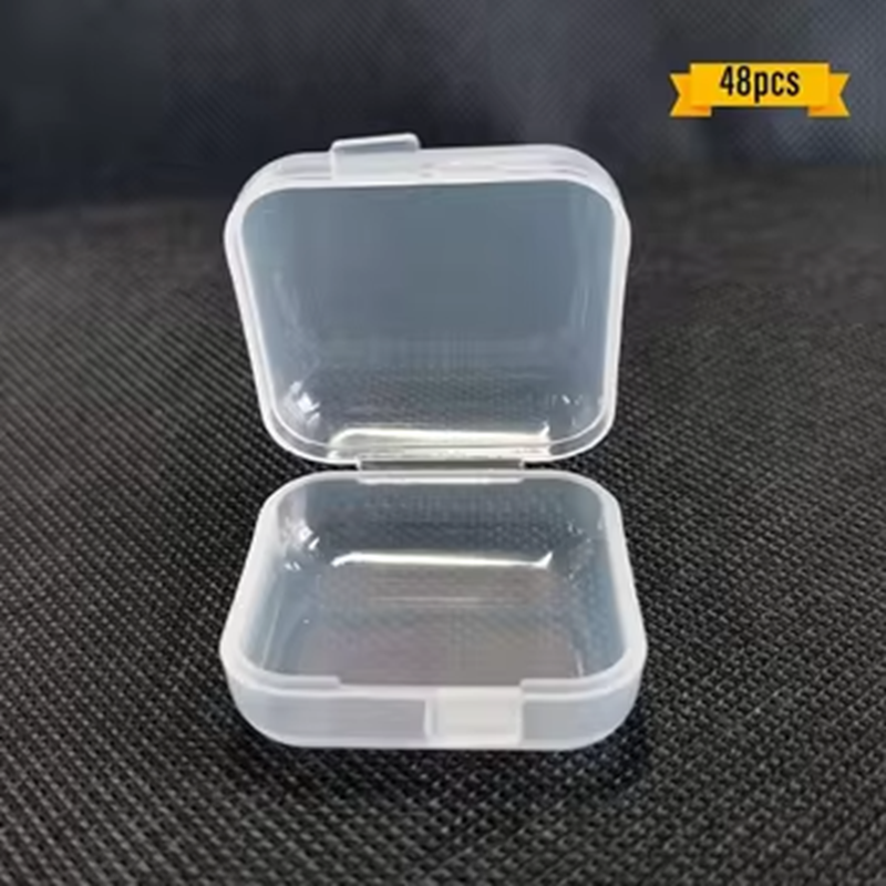 Wholesale Jewelry Ring Storage Clear Transparent Container Plastic Box