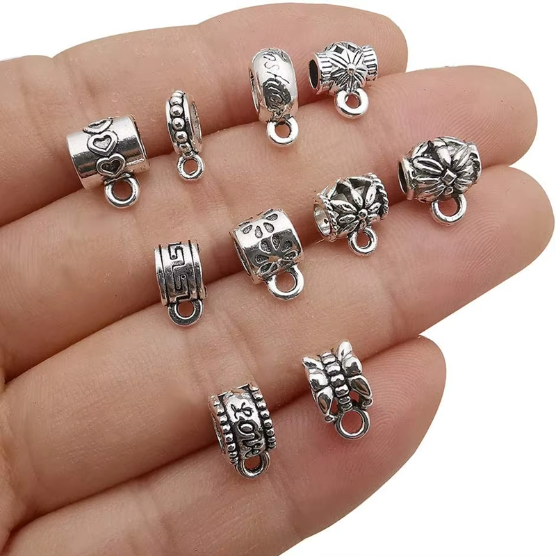 Selling Clasp Bail Tube Beads Loose Spacer Beads Hanger Charms