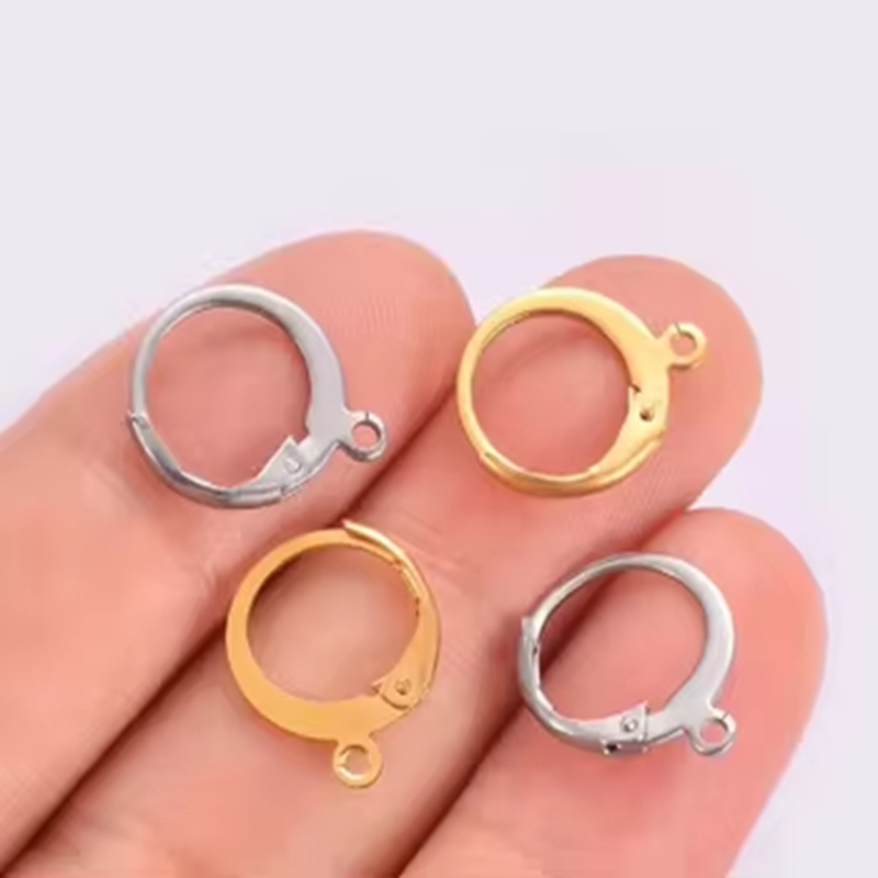 Hypoallergenic Stainless Steel French Earring Ear Clasps Base