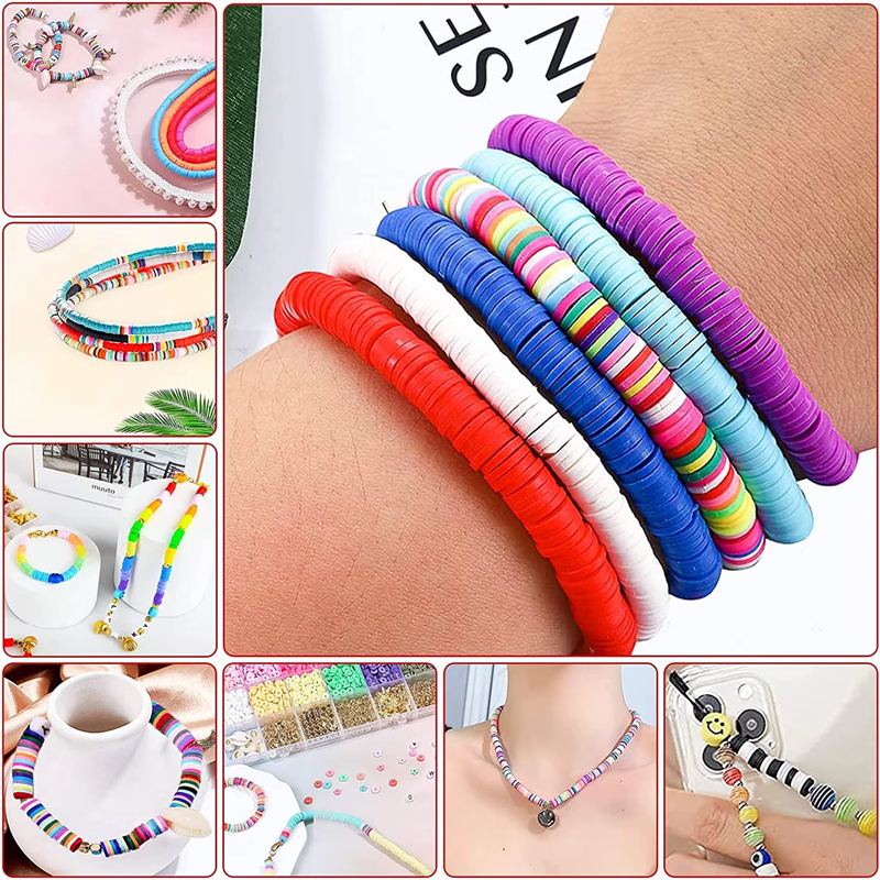 Heishi Clay Bead Bracelet Kit